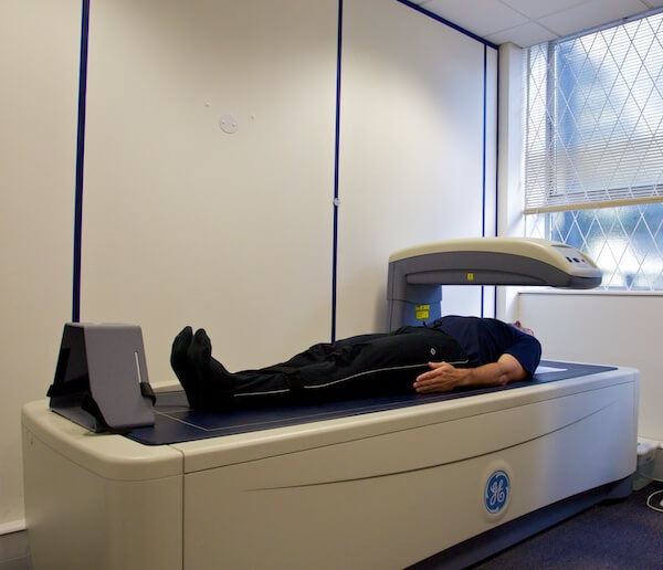 DEXA Scanner in use by Nick Smith photography
