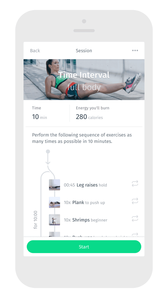 8Fit, The Tabata Workout & Meal Planning App 20 Fit
