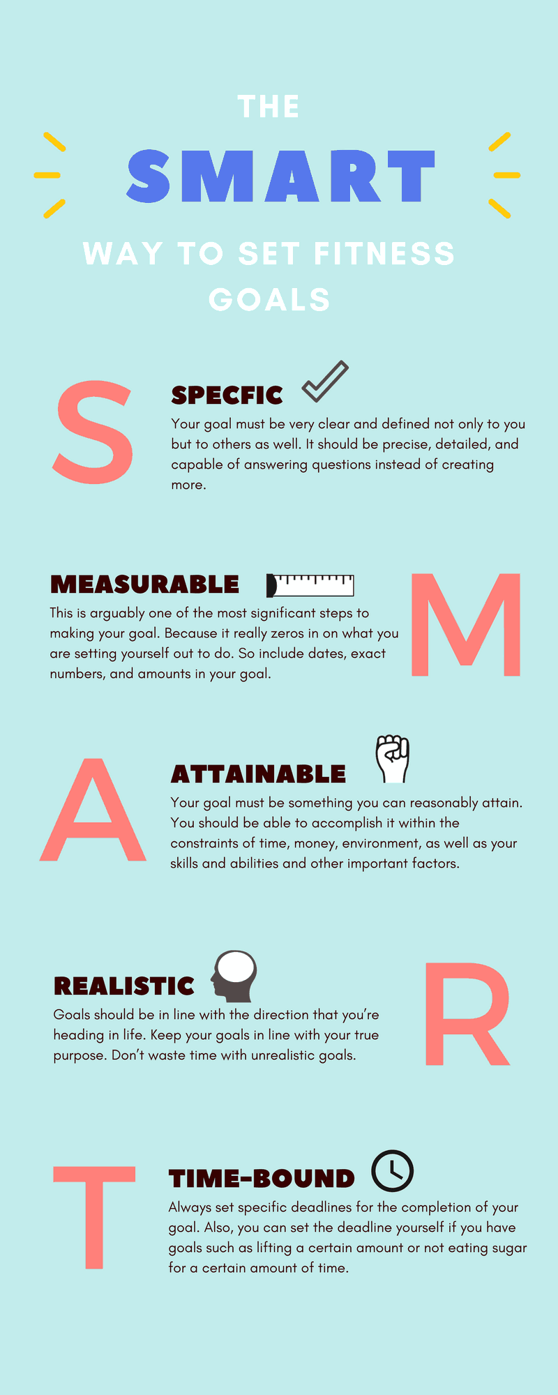 Setting SMART Fitness Goals [Infographic]-Mangiarelli Rehabilitation