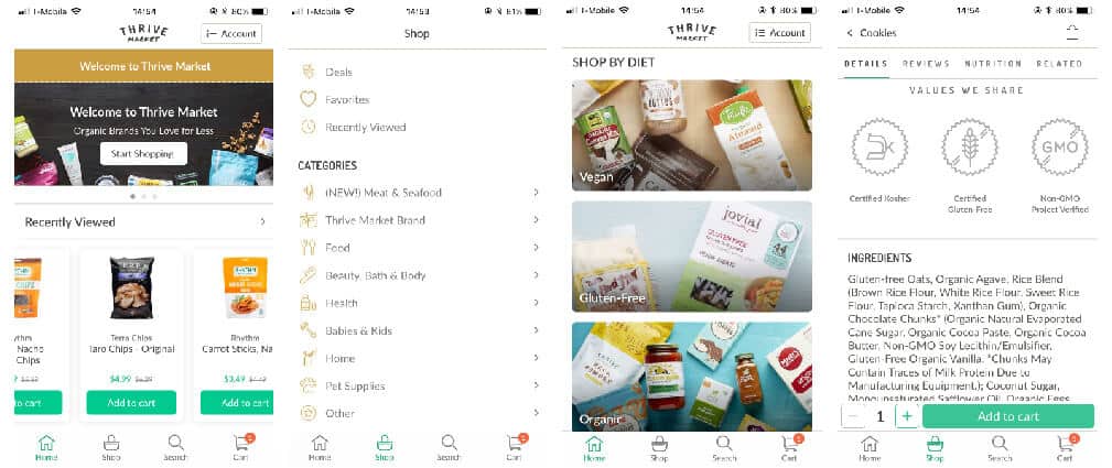 Healthy Eating Apps - Thrive