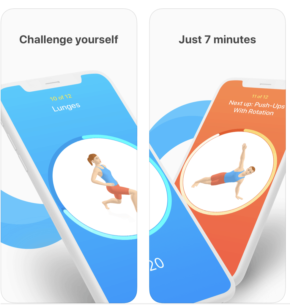 7 Minute Workout App Screenshots