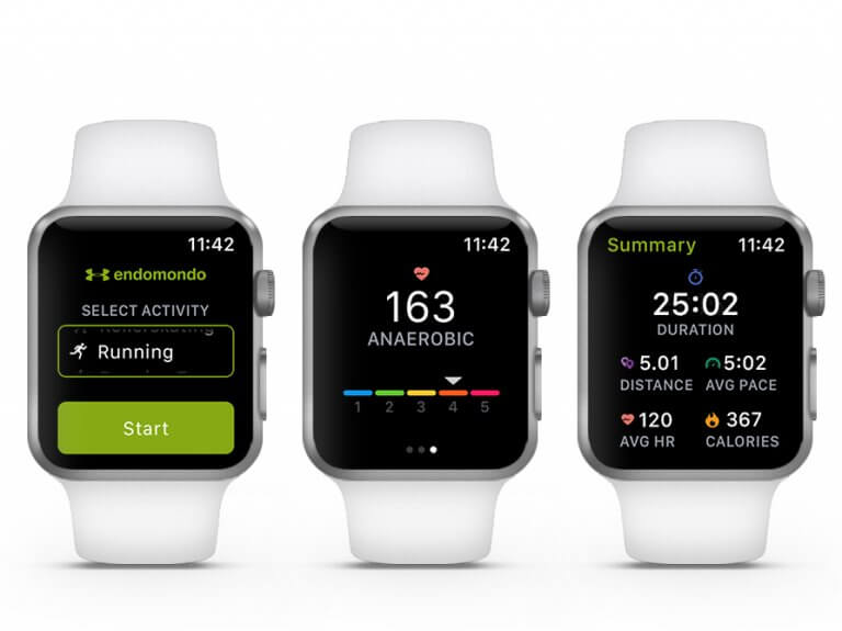sync apple watch with endomondo