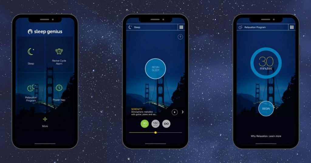 Sleep Genius Sleep Aid App Screenshots