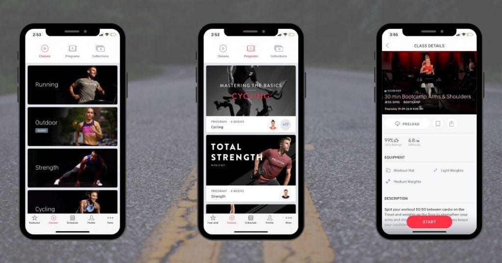 Peloton exercise app review sale