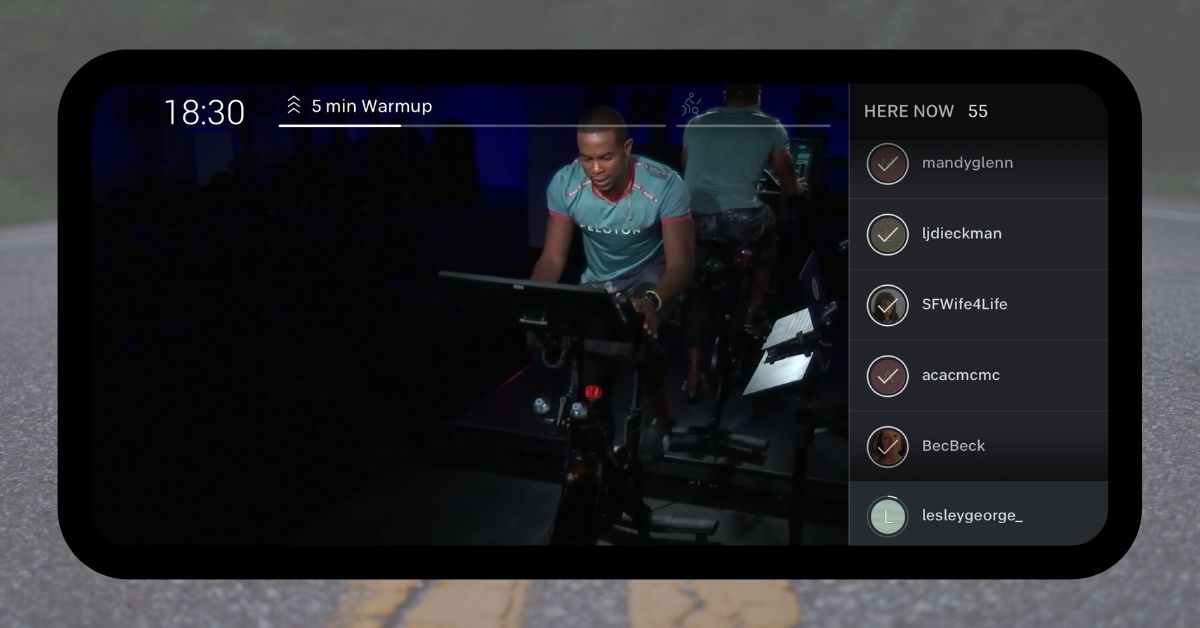 new peloton screen