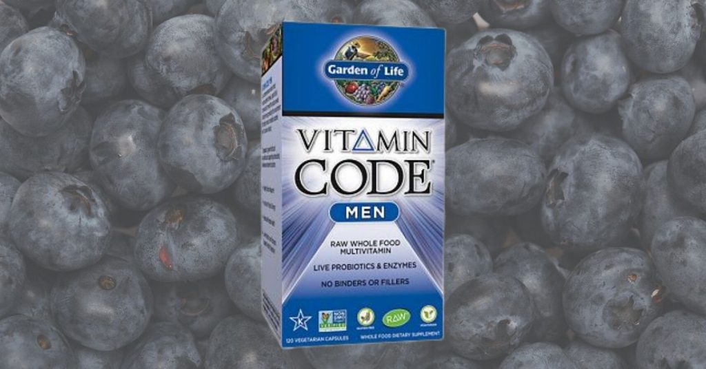 Garden of Life Vitamin Code Men's Vegan Multivitamin Supplement