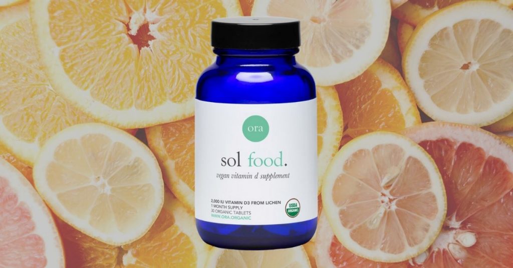 Ora Organics Sol Food Vitamin D Vegan Supplement